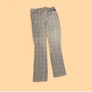 New York & Company Tan and Black Chinos Timeless Elegance